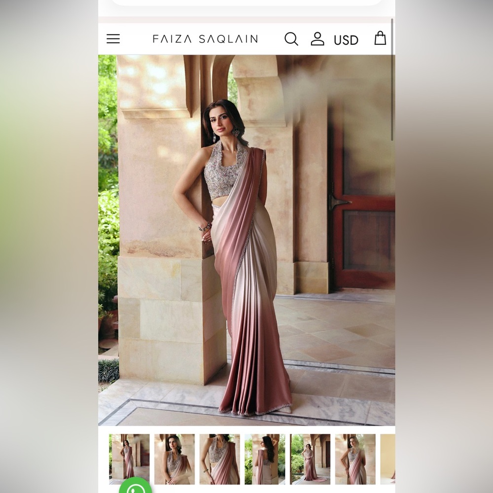 Faiza Saqlain Saree!